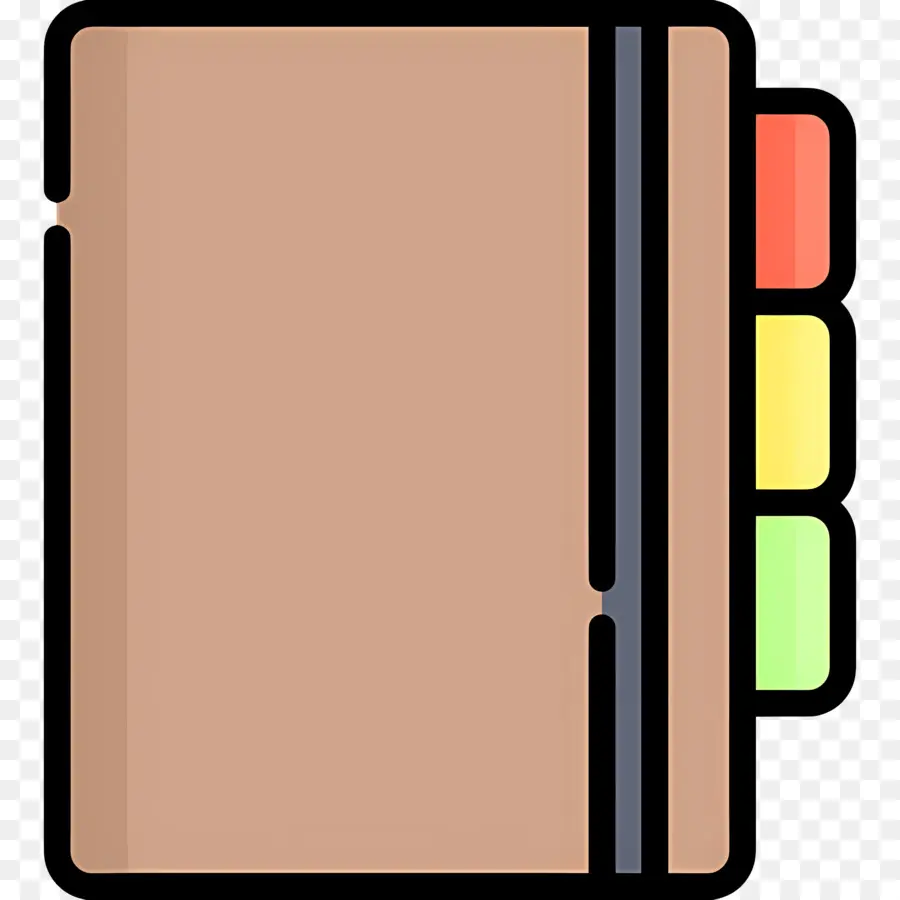 Carnet De Notes，Onglets PNG