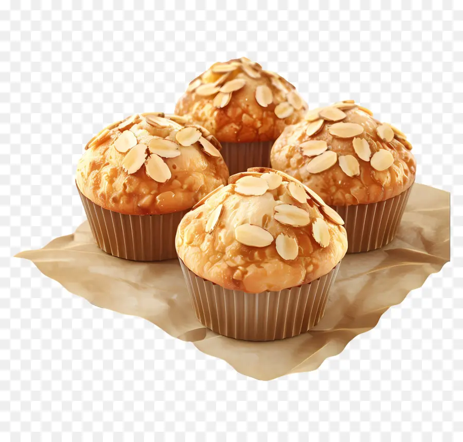 Muffins Aux Amandes，Muffins PNG