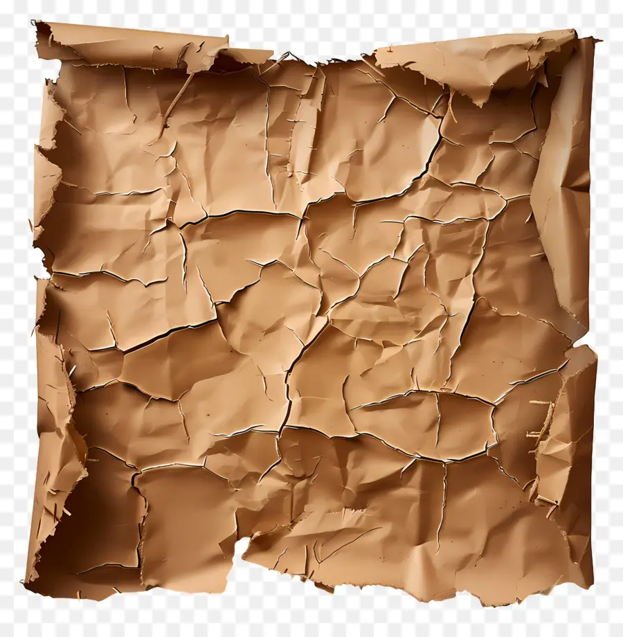 Papier Déchiré Marron，Vieux Papier PNG