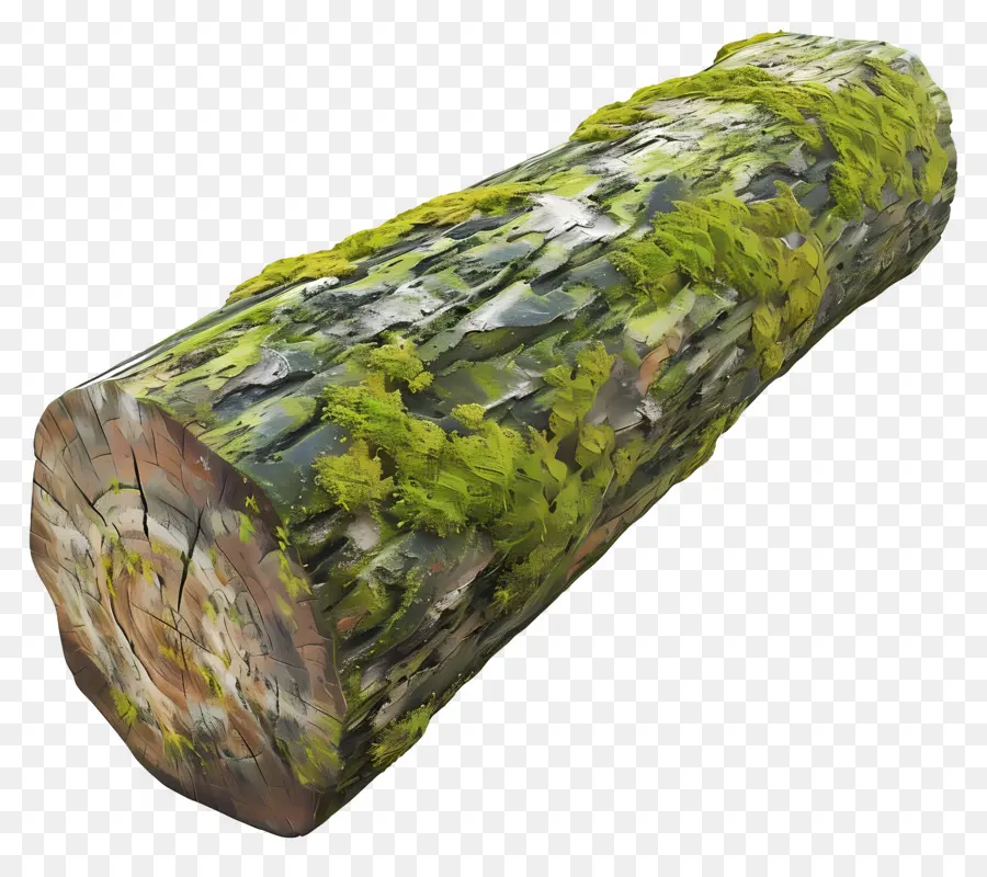 Bûche Moussue，Bois PNG