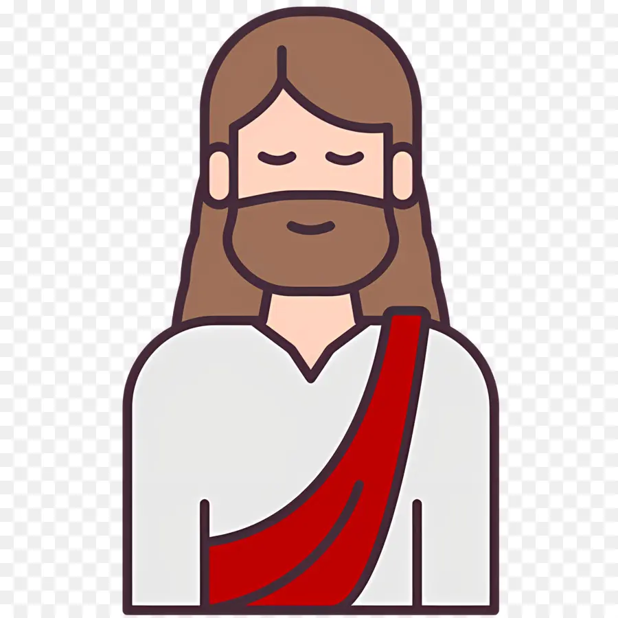 Jésus，Barbu PNG