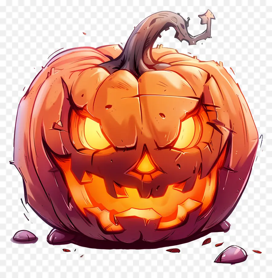 Citrouille D'halloween Animée，Jack O' Lanternes PNG