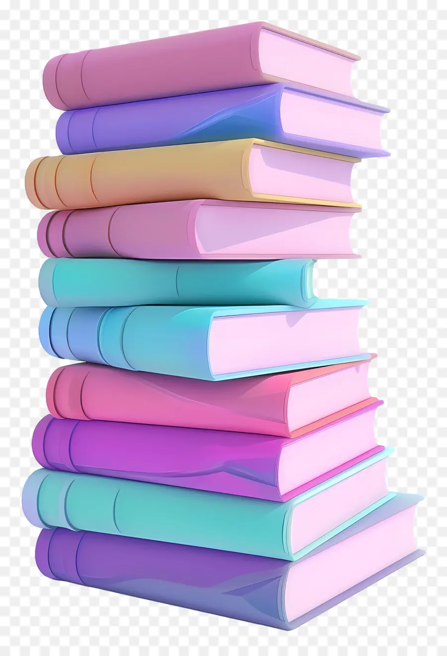 Pile De Livres Modèle 3d，Pile De Livres PNG