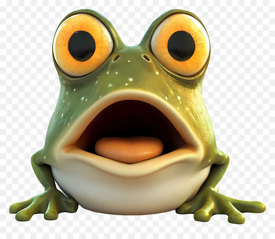 Emoji Grenouille，Grenouille Triste PNG