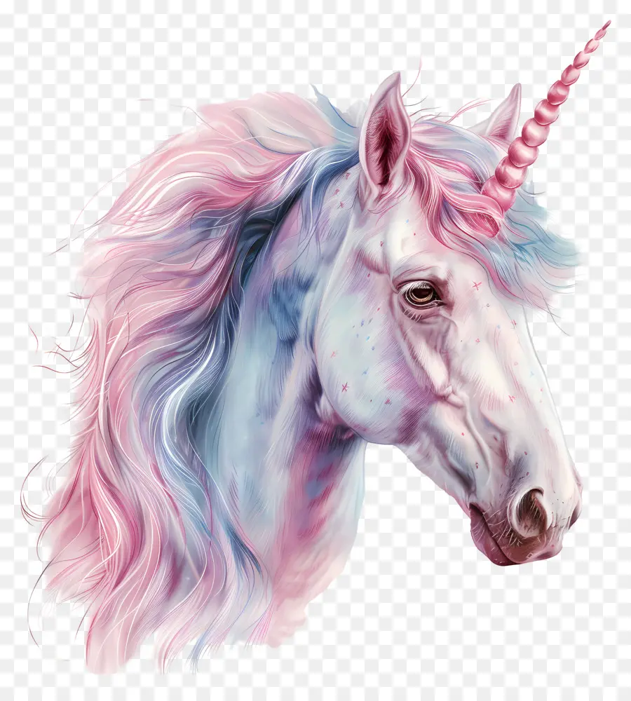 Licorne Pastel，Licorne Blanche PNG