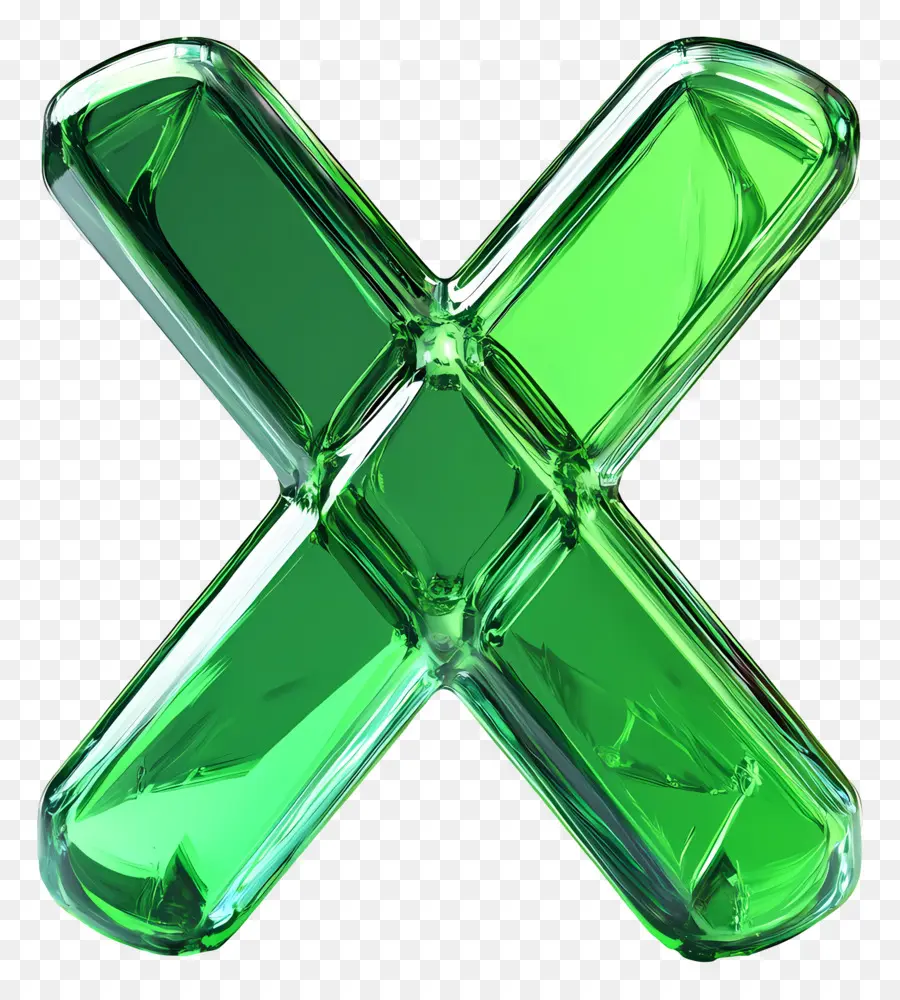 Vert X，Verre Vert X PNG