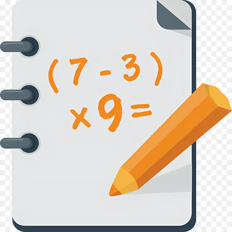 Carnet De Notes，Cahier De Mathématiques PNG