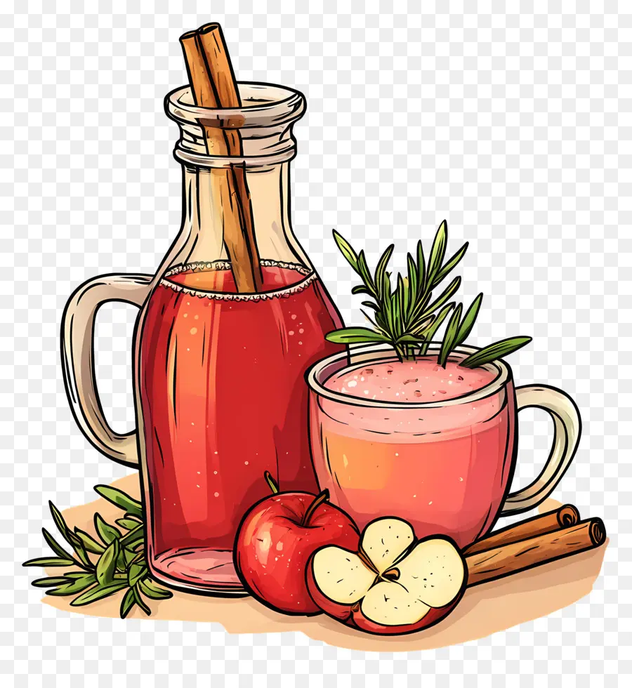 Cidre De Pomme，Jus De Pomme PNG