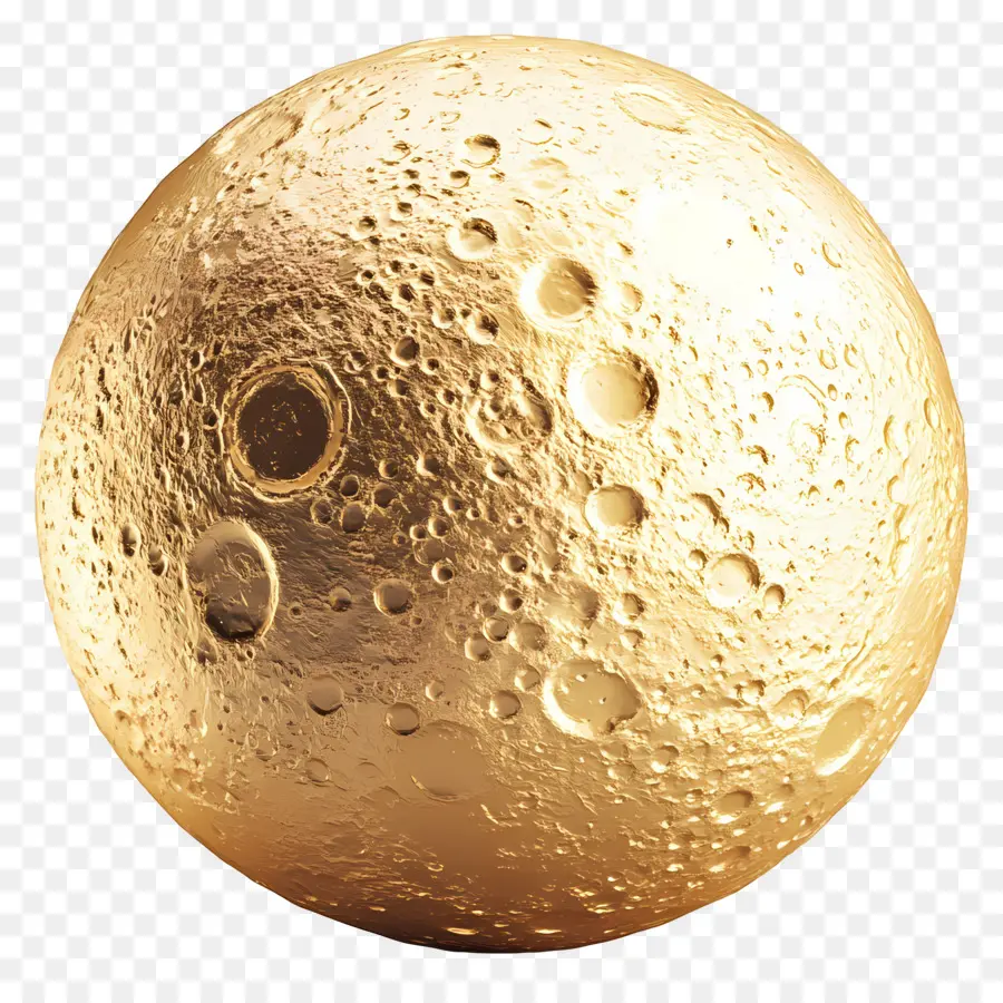 Lune D'or，Lune PNG