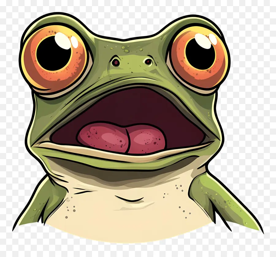 Emoji Grenouille，Grenouille De Dessin Animé PNG