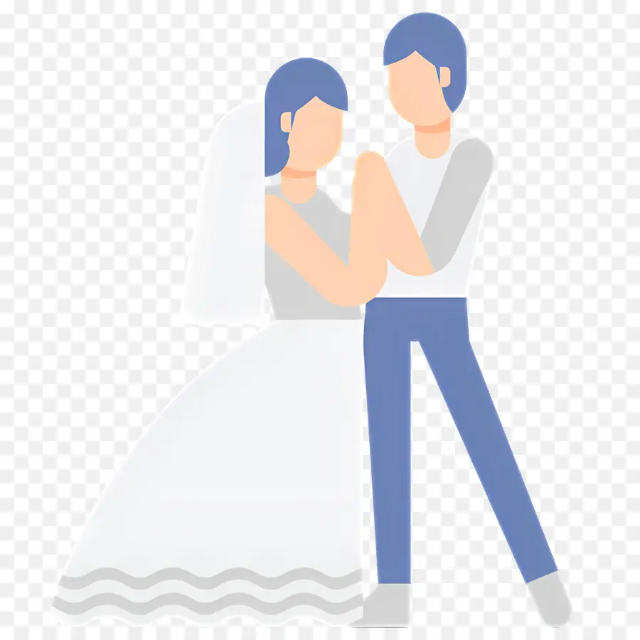 Couple De Mariage，Mariée Et Marié PNG