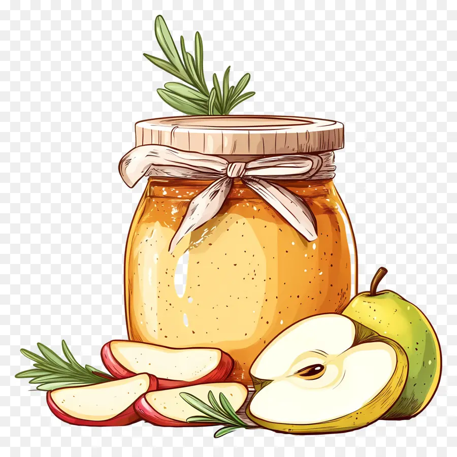 Pot De Fruits，Pot De Miel PNG