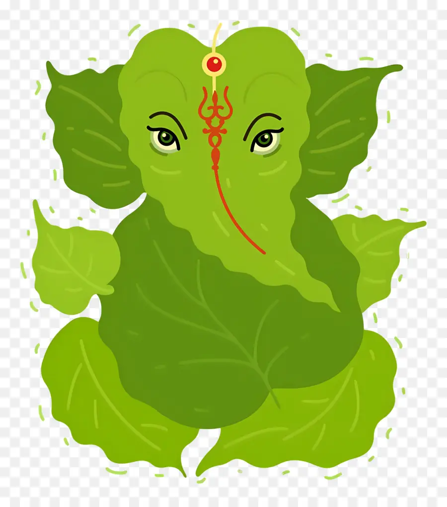 Ganesh Chaturthi，Ganesh Vert PNG