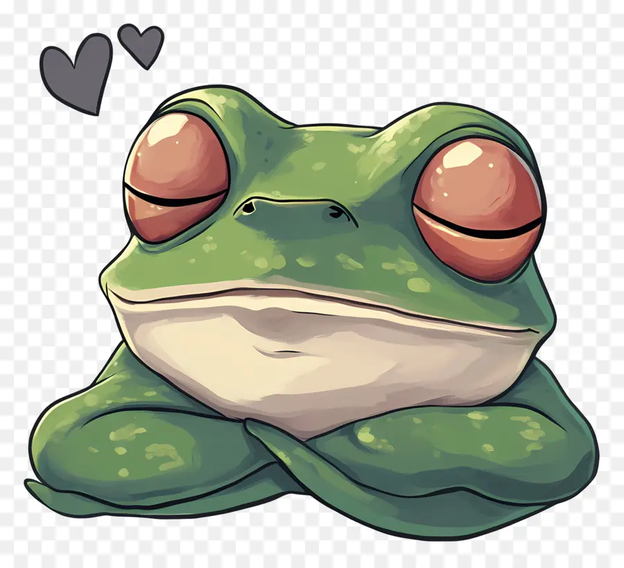 Emoji Grenouille，Grenouille PNG