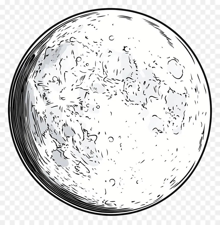 Contour De La Lune，Lune PNG