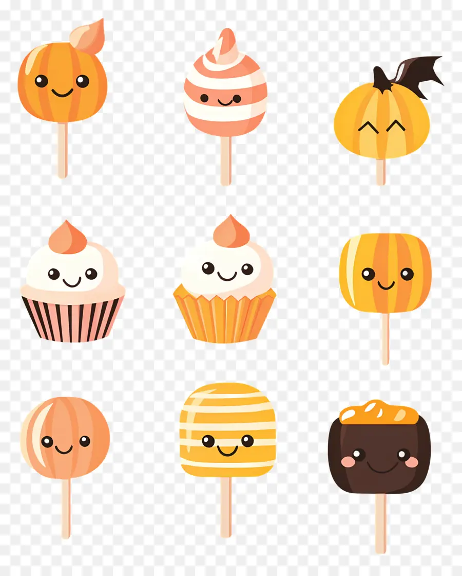 Bonbons D'halloween，Bonbons Mignons PNG