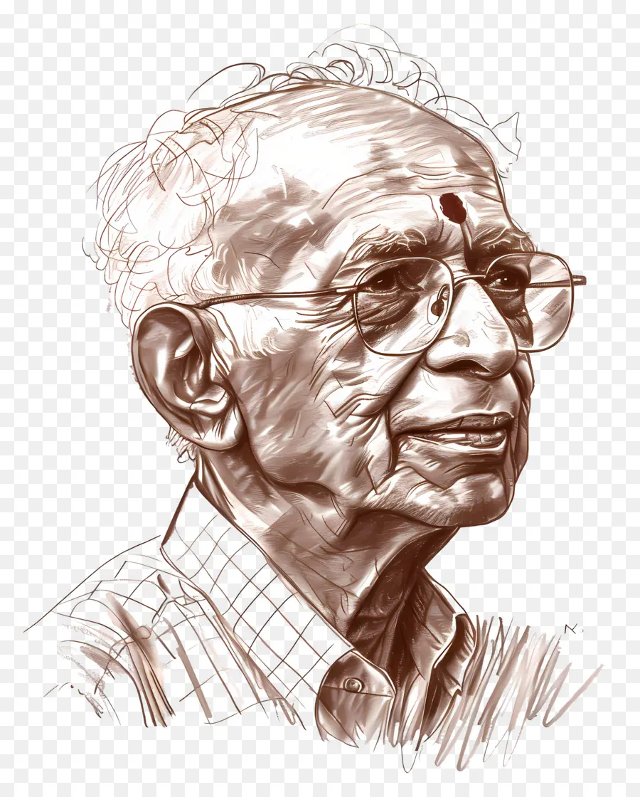 Sarvepalli Radhakrishnan，Homme âgé PNG