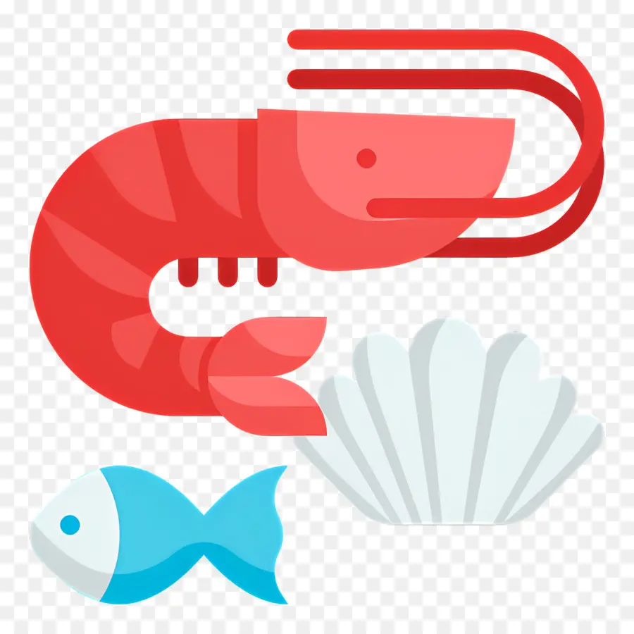 Fruit De Mer，Crevette PNG