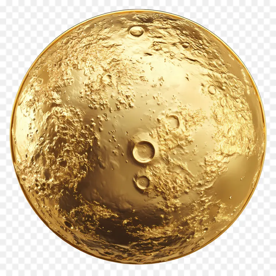 Lune D'or，Planète D'or PNG