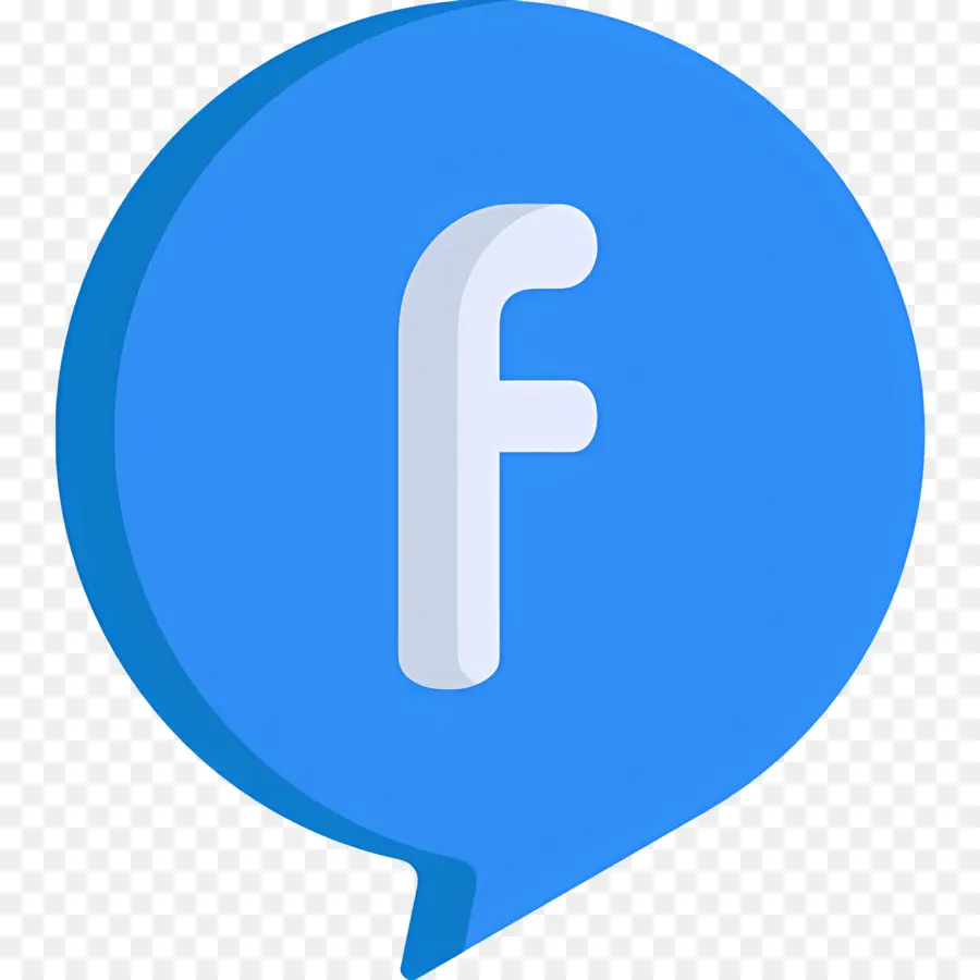 Facebook，Lettre F Bleue PNG