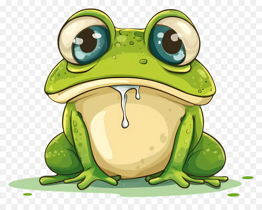 Emoji Grenouille，Grenouille Mignonne PNG