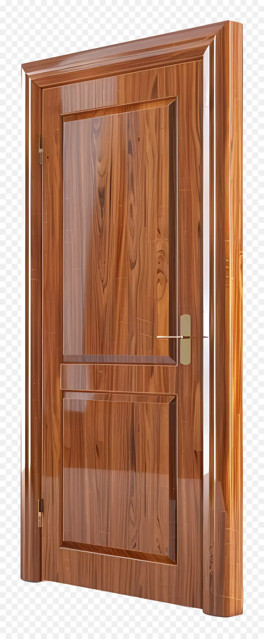 Porte Moderne Modèle 3d，Porte En Bois PNG