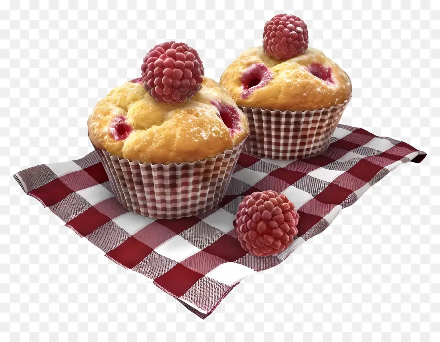 Muffins Aux Framboises，Muffins PNG