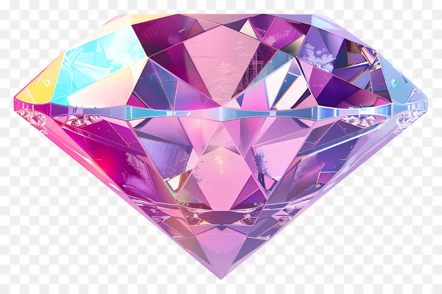 Diamant 3d，Diamant Coloré PNG