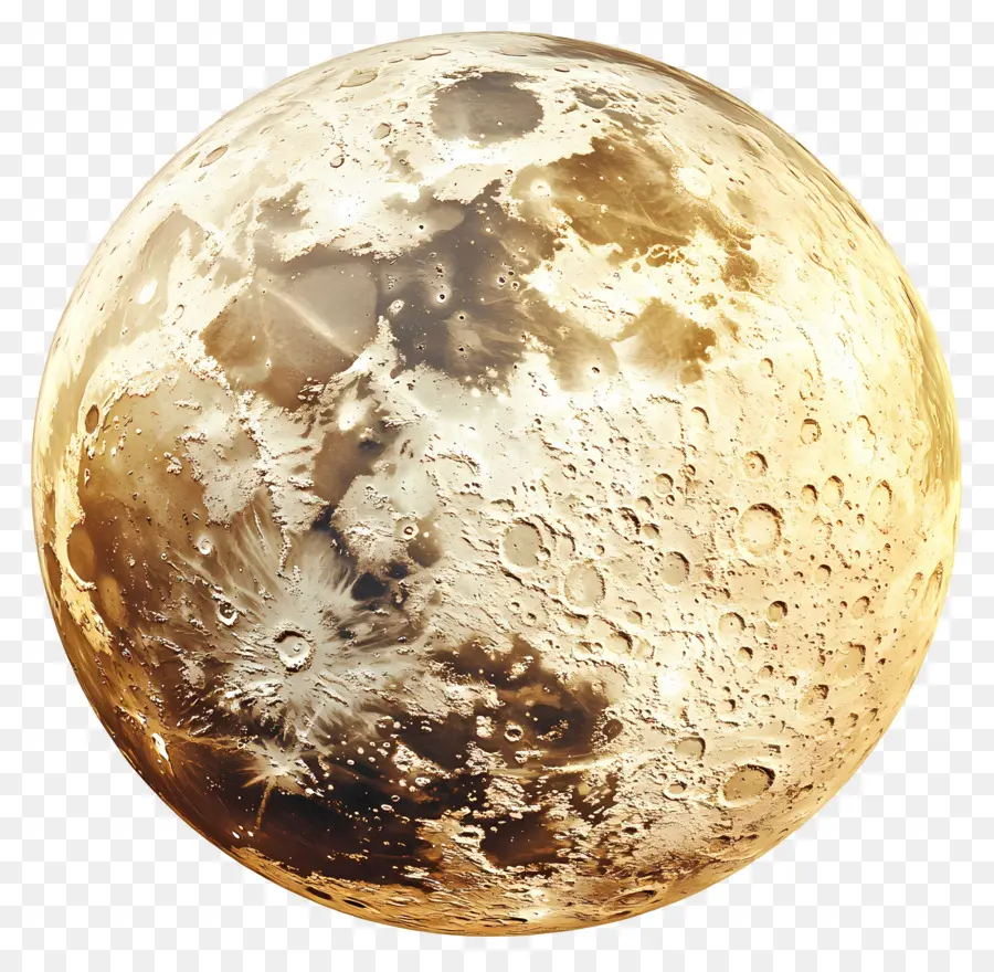 Lune D'or，Pleine Lune PNG