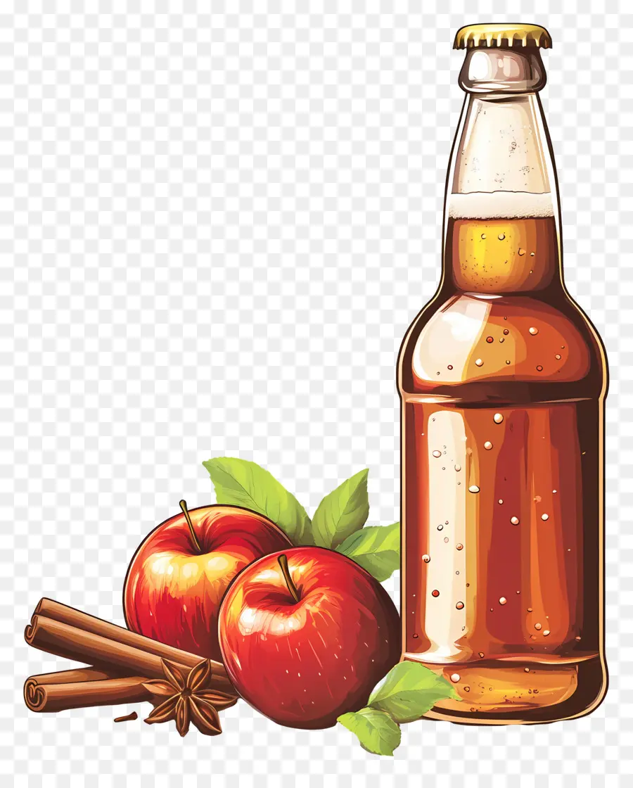 Cidre De Pomme，Bouteille PNG