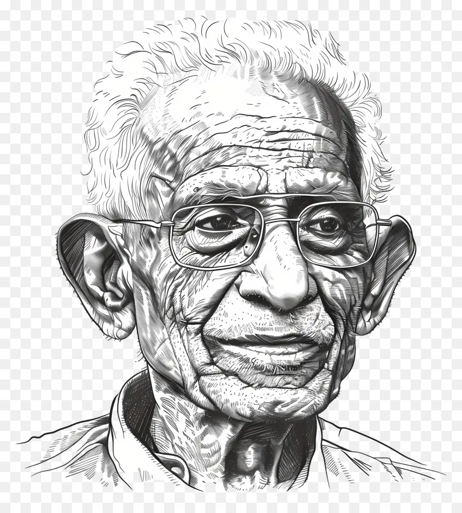 Sarvepalli Radhakrishnan，Homme âgé PNG