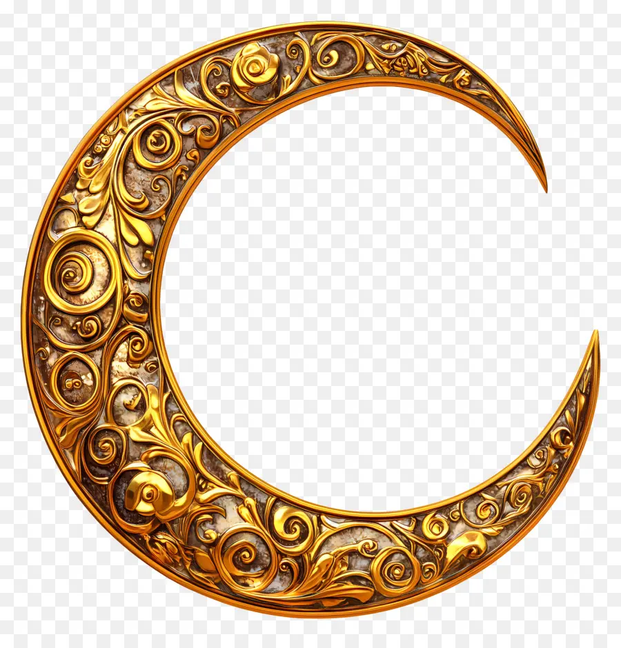 Lune D'or，Croissant De Lune D'or PNG