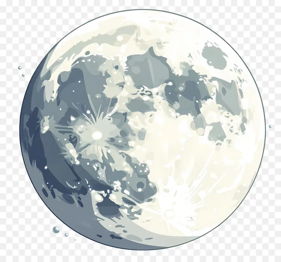 Lune Mignonne，Pleine Lune PNG