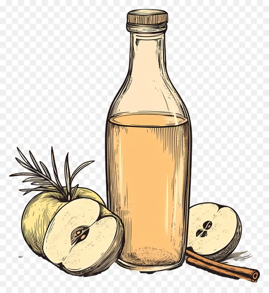 Cidre De Pomme，Bouteille PNG