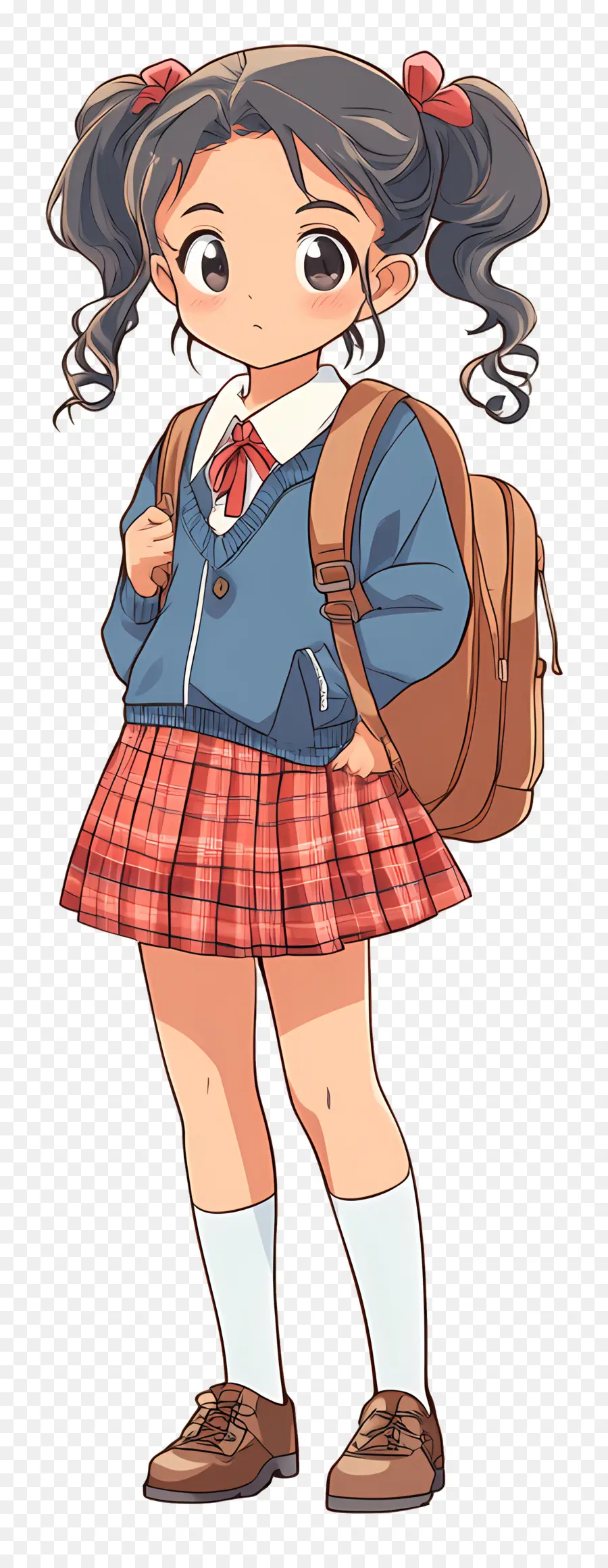 école Animée，Anime Écolière PNG