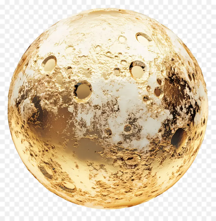 Lune D'or，Lune PNG