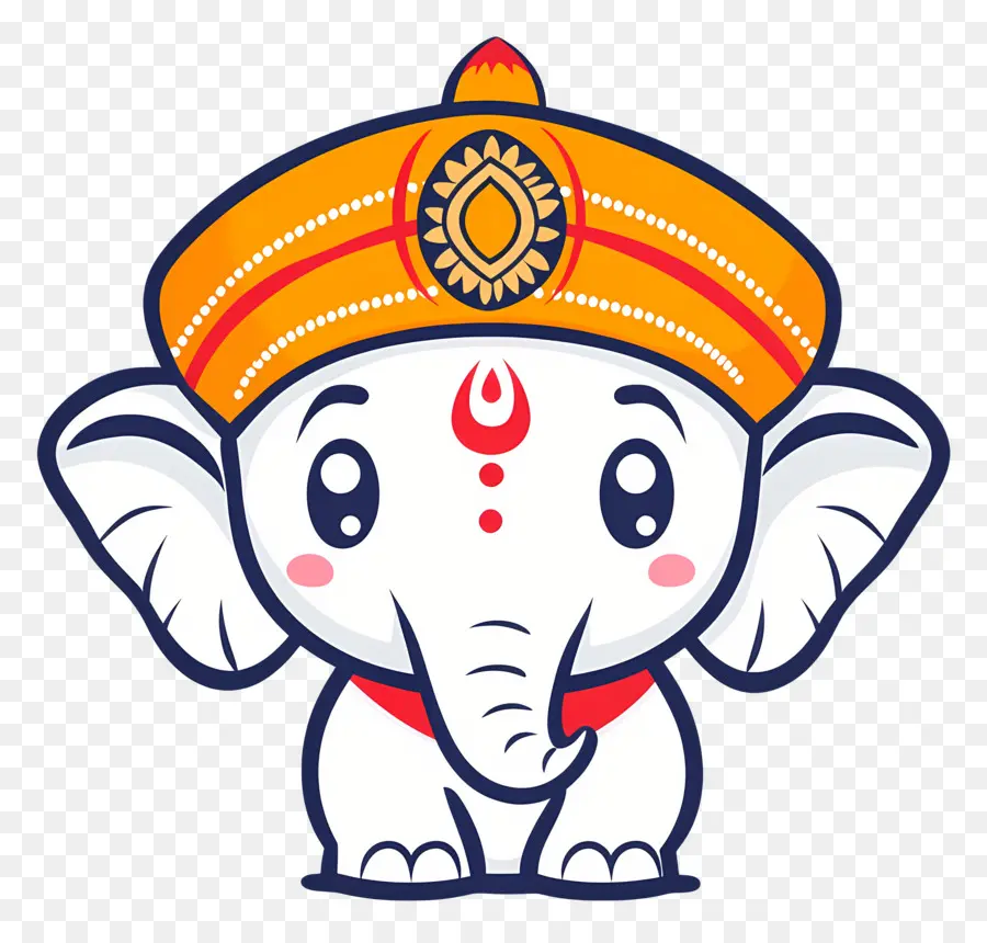 Ganesh Chaturthi，Éléphant Mignon PNG