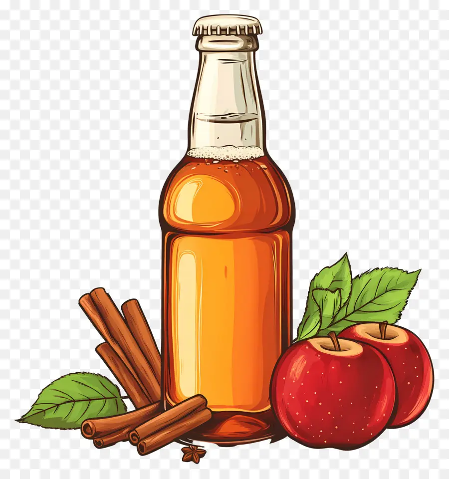 Cidre De Pomme，Bouteille PNG