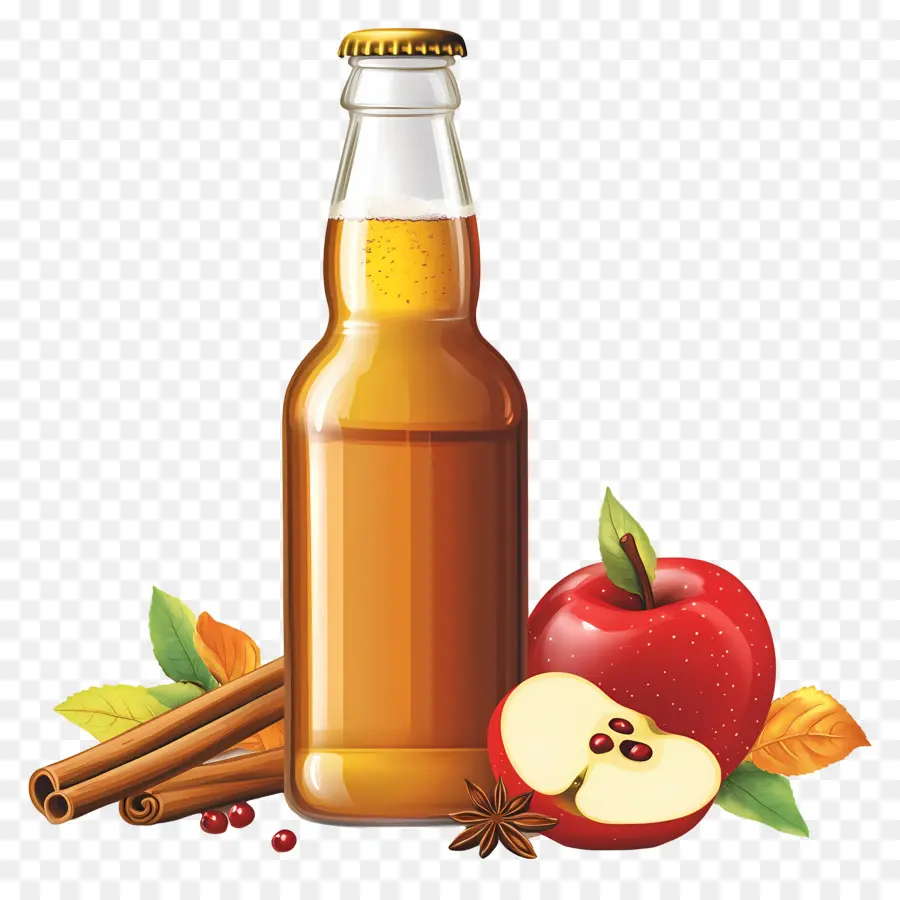 Cidre De Pomme，Bouteille PNG