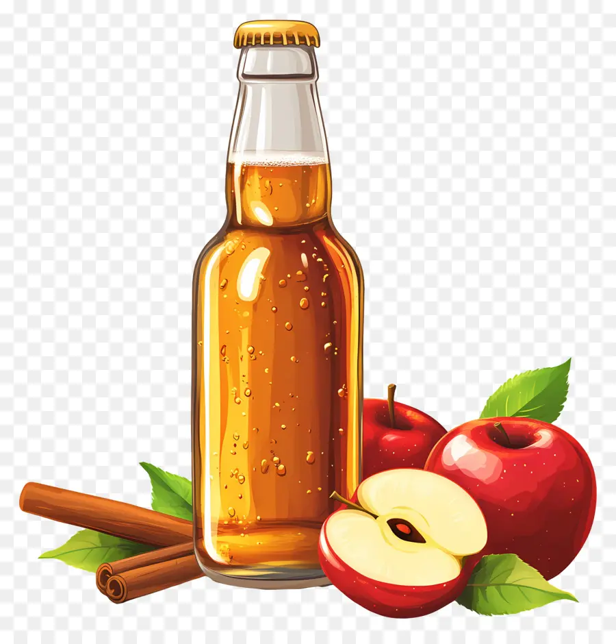 Cidre De Pomme，Bouteille PNG