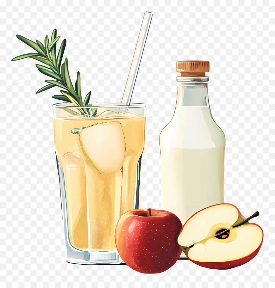 Cidre De Pomme，Jus De Pomme PNG