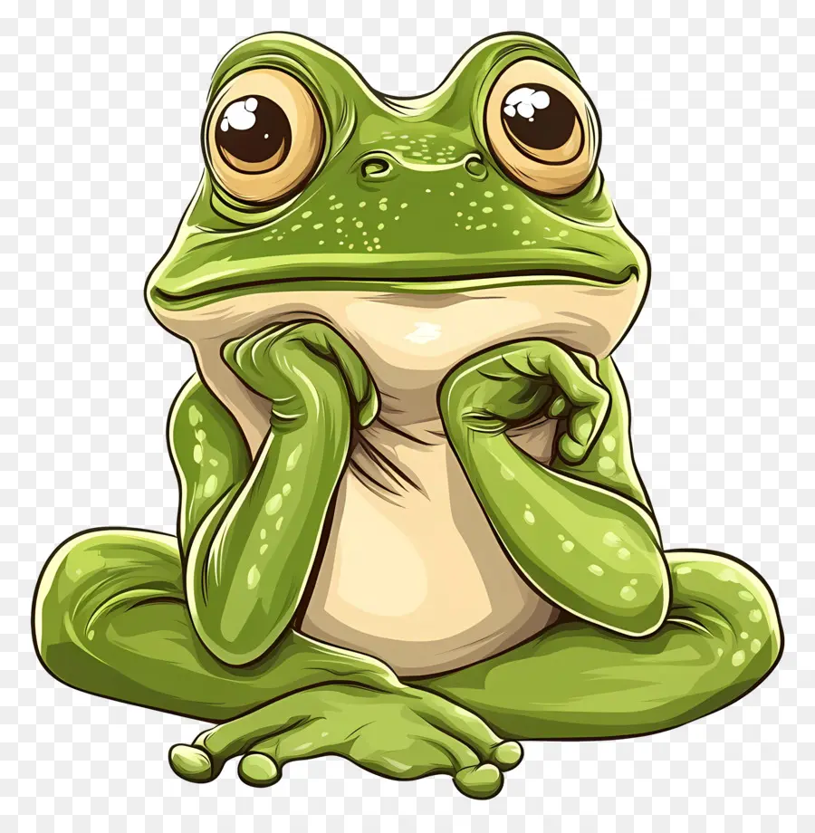 Grenouille De Dessin Animé，Grenouille PNG