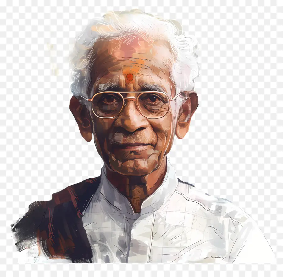 Sarvepalli Radhakrishnan，Homme âgé PNG