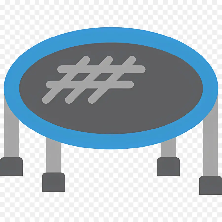 Trampoline，Trampoline Bleu PNG