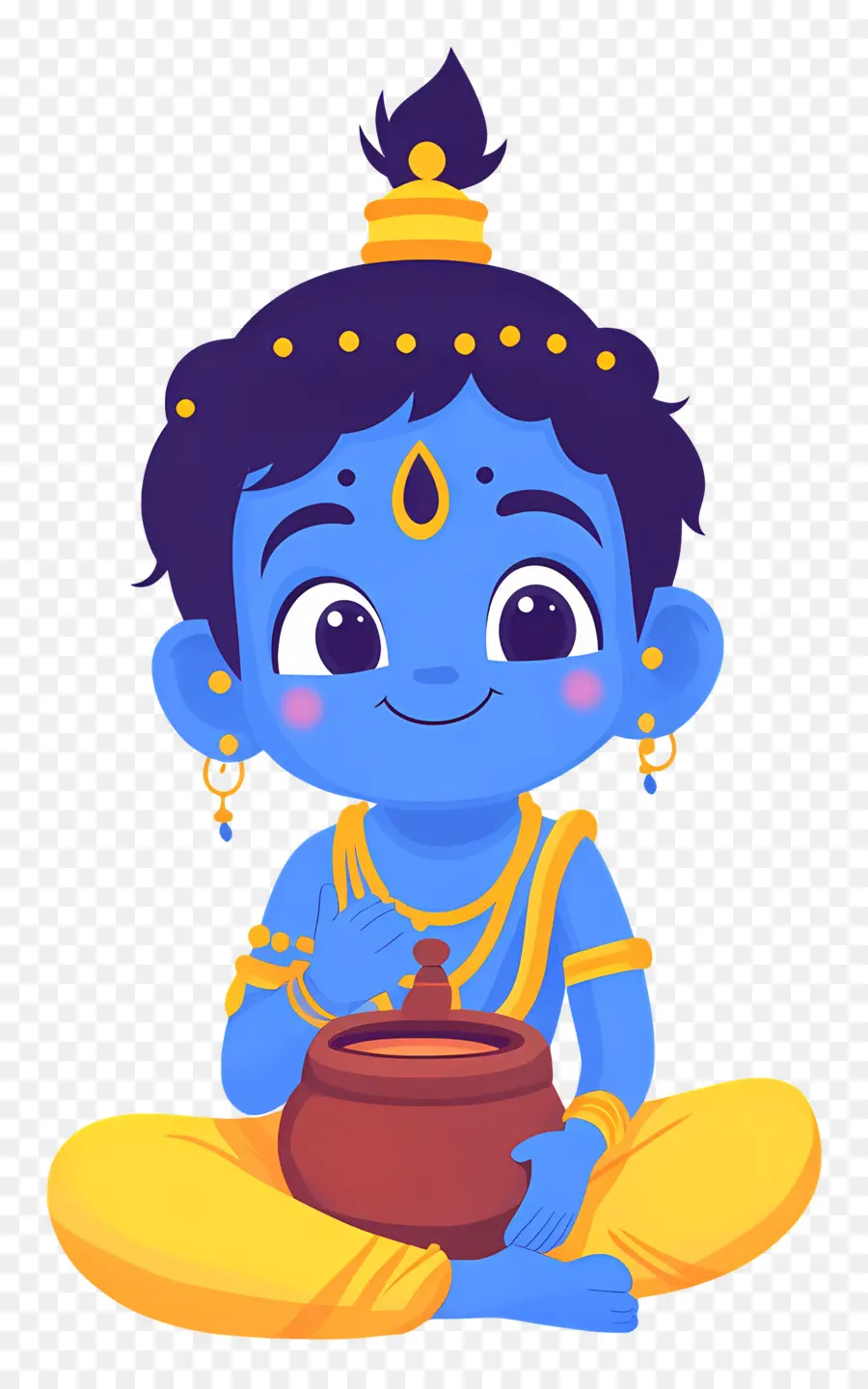 Krishna Janmashtami，Garçon Bleu PNG