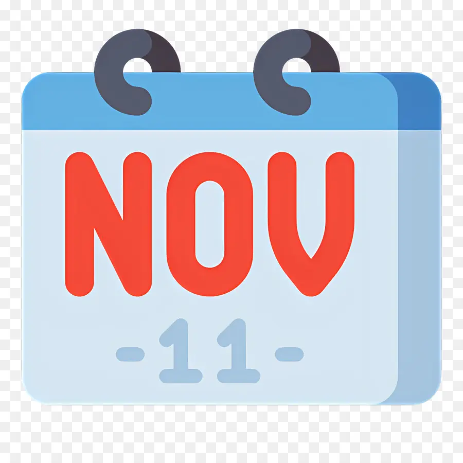 Novembre，Calendrier Du 11 Novembre PNG