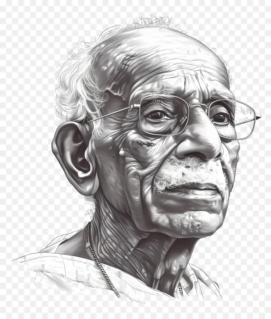 Sarvepalli Radhakrishnan，Homme âgé PNG