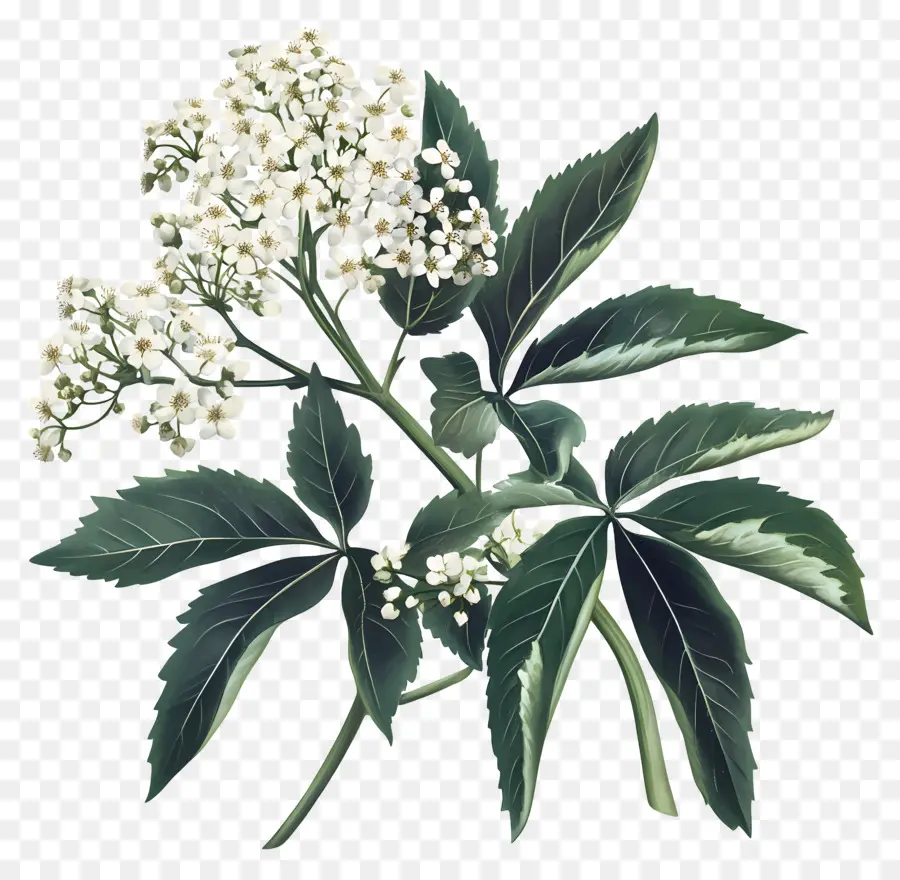 Fleur De Sureau，Fleurs Blanches PNG