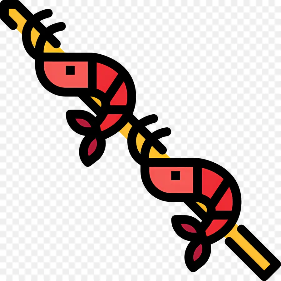 Crevettes，Brochettes De Crevettes PNG