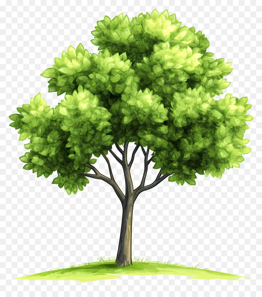 Arbre Dense，Arbre Vert PNG